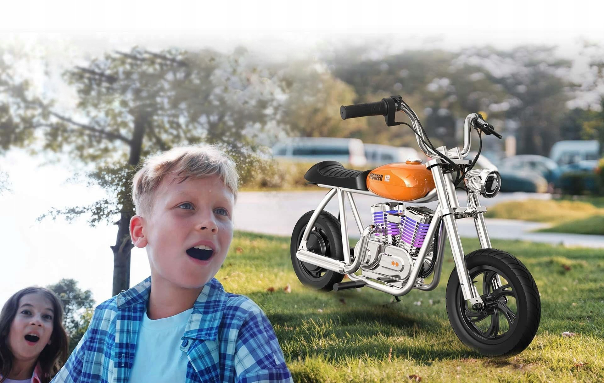 elektrisches motorrad für kinder chopper